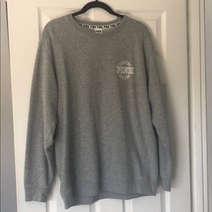 Pink crew neck sweater